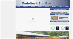 Desktop Screenshot of modeltech.com.my